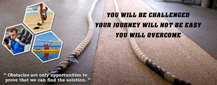 You will be challenged. You journey will not be easy. You will overcome. 'Obstacles are only opportunities to prove that we can find the solution.' Click here to learn more about our fitness camps and weight loss programs.