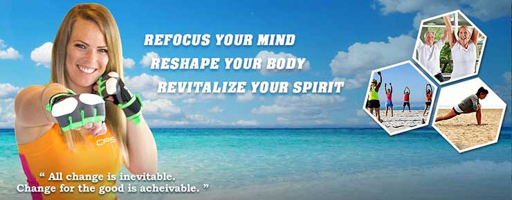 Refocus your mind. Reshape your body. Revitalize your spirit. 'All change is inevitable. Change for the good is achievable.' Click here to learn more about our fitness camp and weight loss programs.