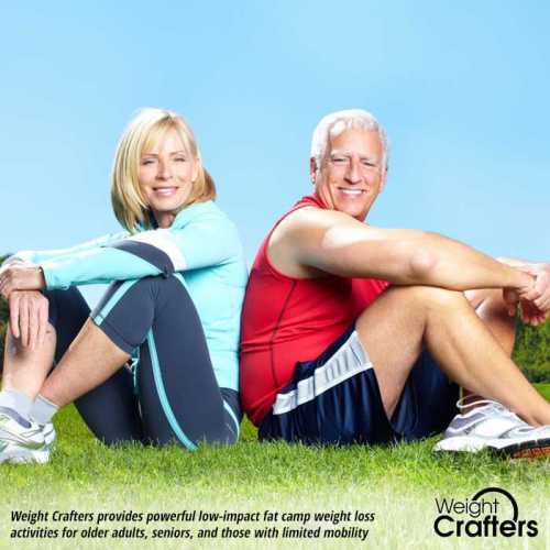 A couple of seniors enjoying their stay at Weight Crafters fitness retreat.
